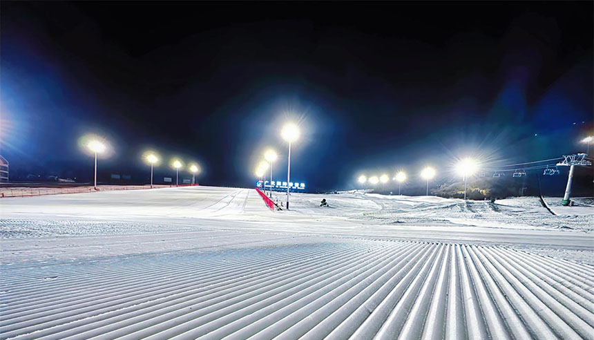 山西山阴广武国际滑雪场夜场照明案例与实践标准